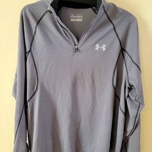 Under Armour Men's Long Sleeve Grey Shirt